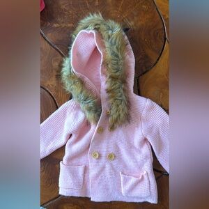 Sweater w/ Fur Hood for Baby, 12month